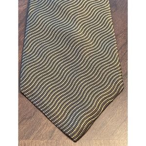 Calvin Klein Collection, Brown 100% Silk Men’s Neck Tie, Made In Usa